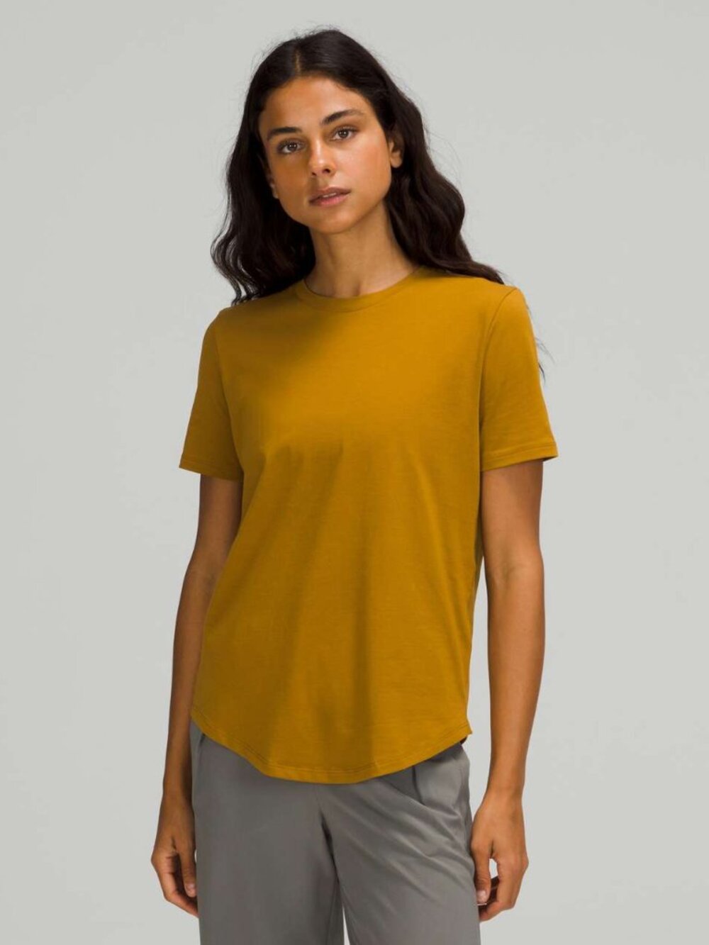 Lululemon Women's Love Crew Short Sleeve T-Shirt - Gold Spice